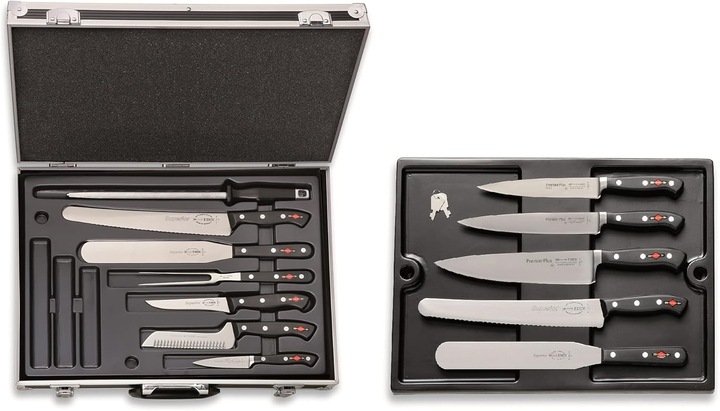 Actual product image F. Dick Kochkoffer Bristol - 12-teiliges Küchenmesser-Set inkl. Wetzstab (26 cm)