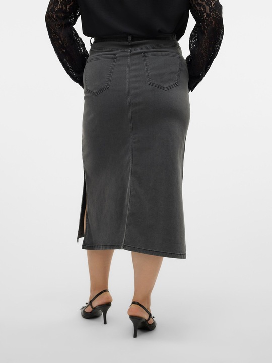 Actual product image Vero Moda VMCSERENA High waist long skirt denim skirt (50)