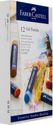 Actual product image Faber-Castell CASTELL oil pastels 12 cardboard box 6 pcs (12 x)