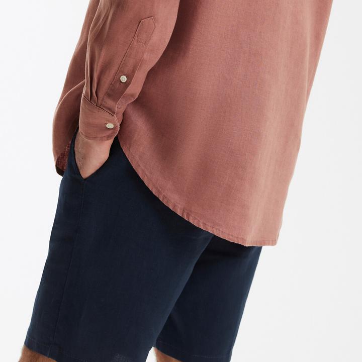 Immagine prodotto La Redoute Collections Gerades Leinenhemd mit Stehkragen (M)