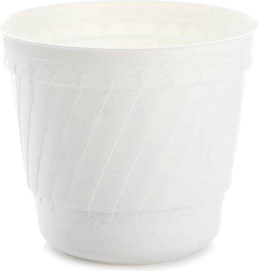 Uniplastex Flowerpot Barok UDB18, plastic, Ø 18 cm, white