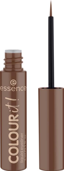 Actual product image essence COLOUR it! liquid eyeliner (05 Chocolate Brown)