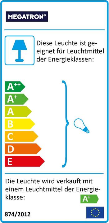 Energie-Label Megatron Einbauleuchte LED (400 lm, GU10, GU5.3)