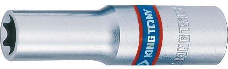 King TONY LONG STAR-STECKINSEL / TORX 3/8 E6 x 63 mm chroom (3/8")