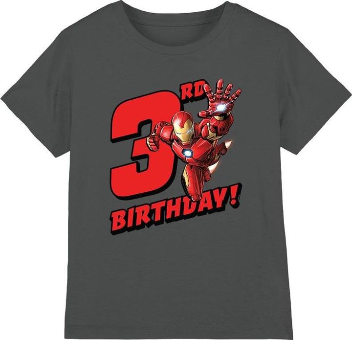 Immagine prodotto Iron Man Maglietta Terzo Compleanno Bambini (116)