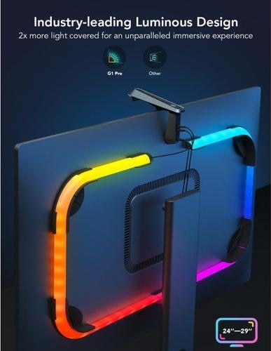 Image du produit Govee DreamView G1 Pro Lumière de jeu, RGBIC, WiFi (300 lm)