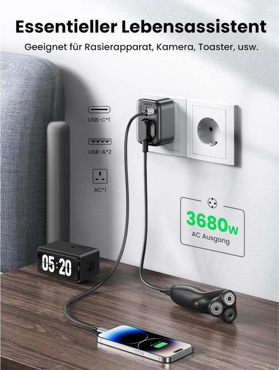 Productafbeelding Ugreen Przed?u?acz EU 90613, 30W (30 W)
