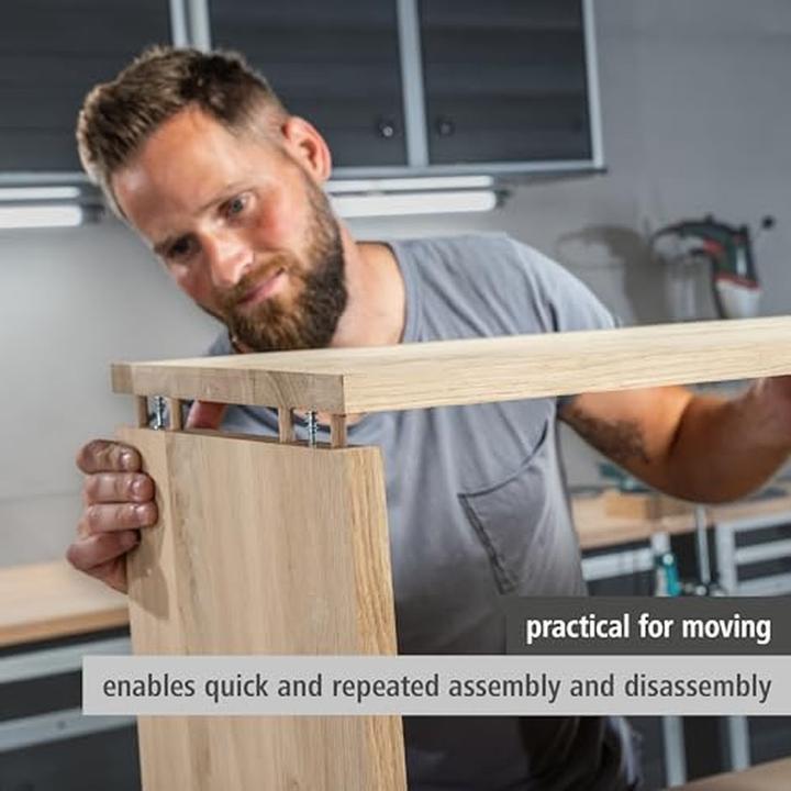 Actual product image wolfcraft Exzenter-Möbelverbinder