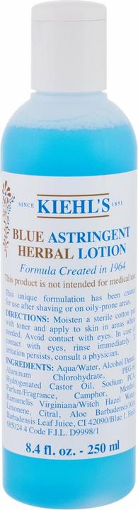 Kiehl's Blue Herbal Astringent Lotion (Reinigungstücher Gesicht, 250 ml)