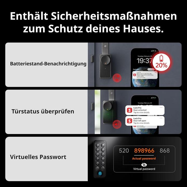 Productafbeelding SwitchBot Smart Lock Pro (Smartphone)