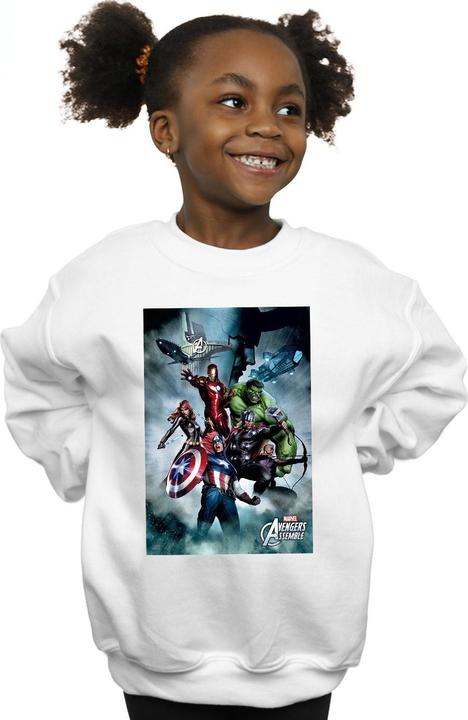 Immagine prodotto Avengers Team Montage Felpa Ragazze (128)