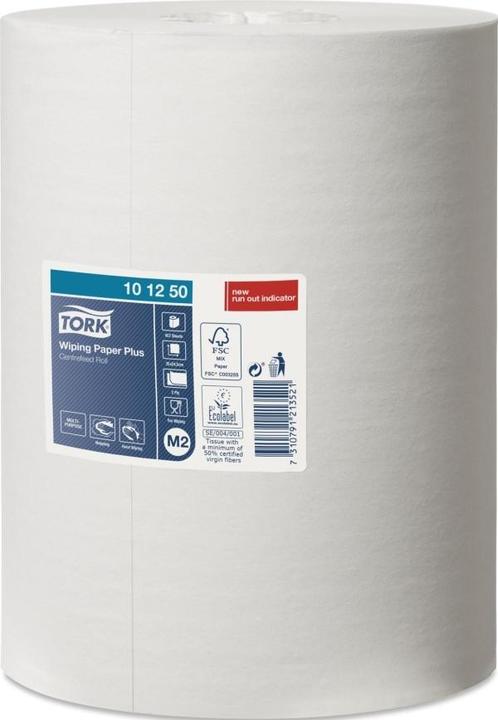 Produktbild Tork Håndklaederulle Plus M2 2-lag 160 m uden Hylse Hvid,6 rl/krt (6 x)