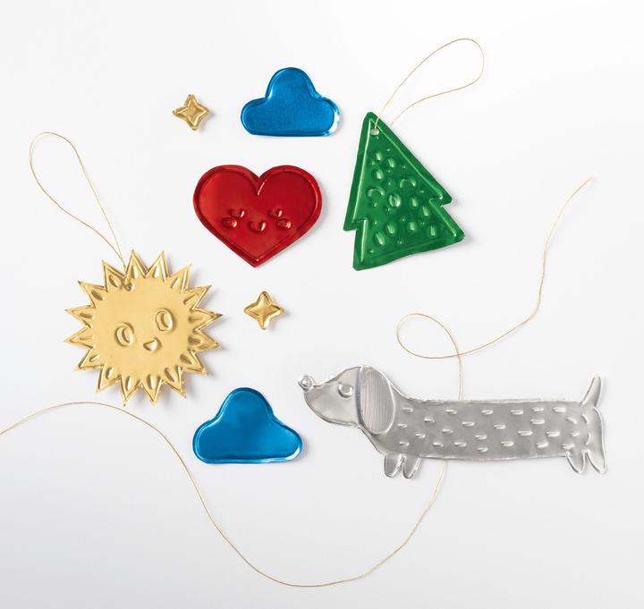 Actual product image Folia Embossing foil 70my, assorted colours (5x)