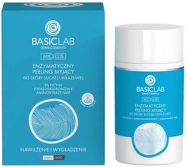 Actual product image BasicLab Enzymatic Cleansing Peeling for Dry and Sensitive Skin (Cleansing scrub)