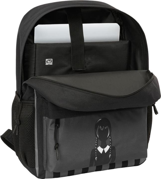 Produktbild Wednesday Schulrucksack Schwarz 32 x 43 x 14 cm