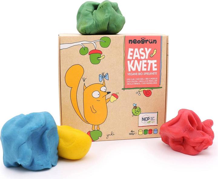 Produktbild Neogrün 4er Set BioEasyKnete Vegan Yuki