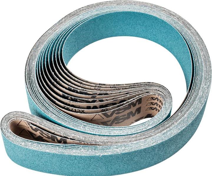 Pferd Nastro abrasivo in zirconio BA 75x2500mm Z40 per un'elevata asportazione di materiale con (40)