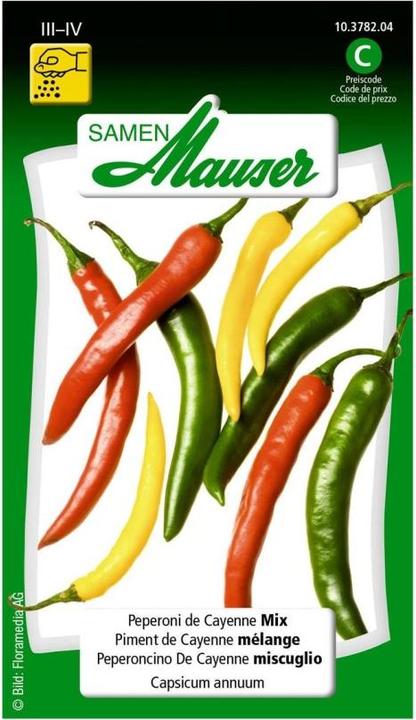 Image du produit Samen Mauser Mélange de poivrons de Cayenne (Graines de légumes)