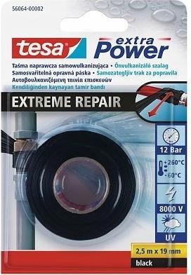 tesa selbstklebendes Silikonband EXTREME 2,5m 19mm schwarz H5606402 (19 mm)