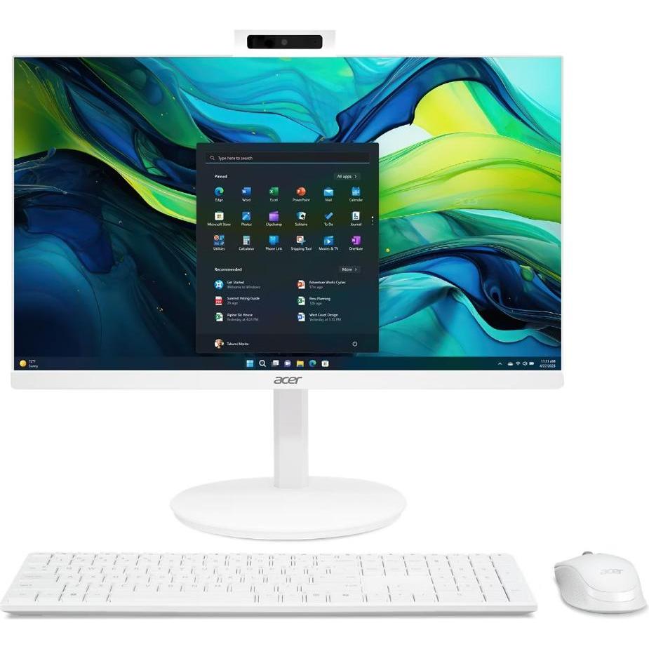 Acer C24A-GRPL 23,8"/C5-120U/1T/16G/W11H (16 GB), PC, Weiss