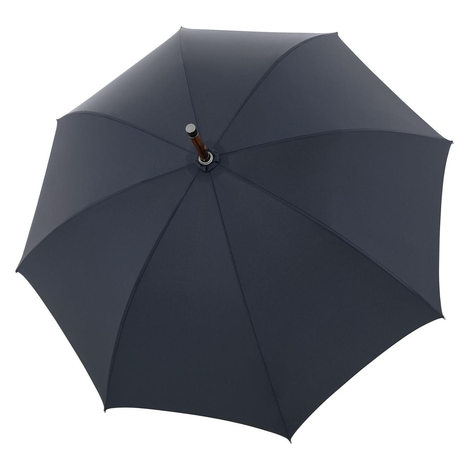 Doppler Manufaktur, Herren, Regenschirm, Kastanie Oxford, Blau