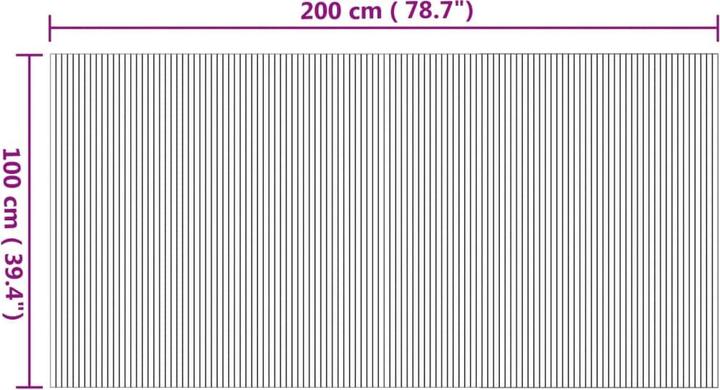 Produktbild vidaXL Teppich (100 x 200 cm)