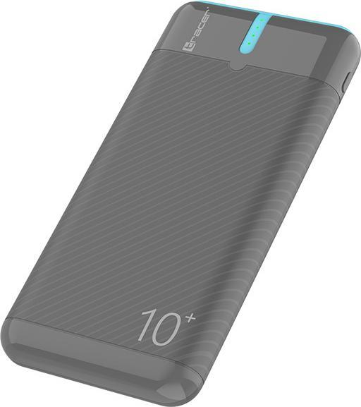 Actual product image Tracer 47514 EnerGo 10000mAh Power Bank gray/blue (10000 mAh, 37 W, 37 Wh)