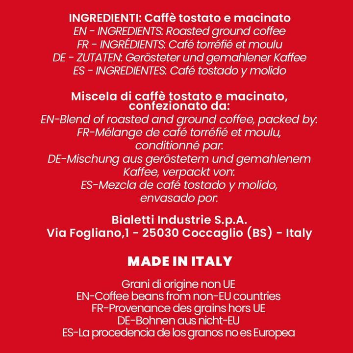 Actual product image Bialetti Classico (Medium roast, 250 g)
