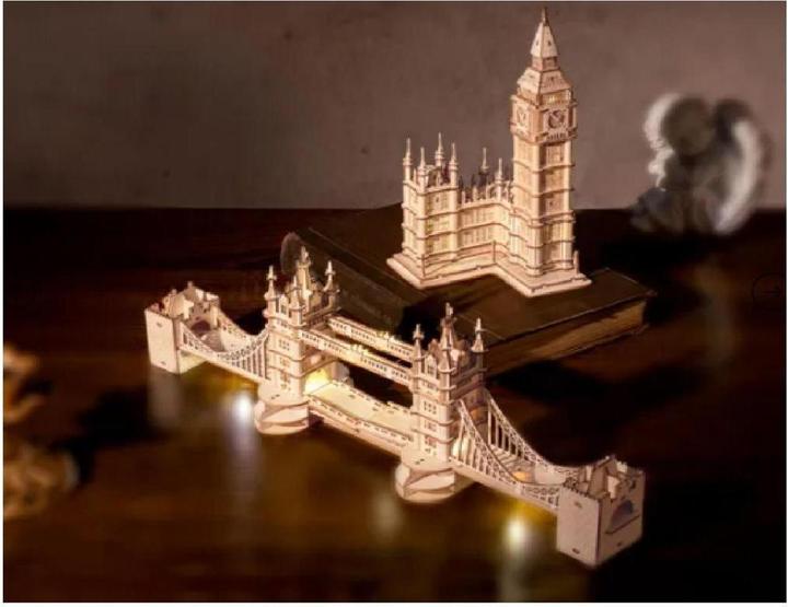 Produktbild Robotime Holzmodell 3D-Puzzle Big Ben