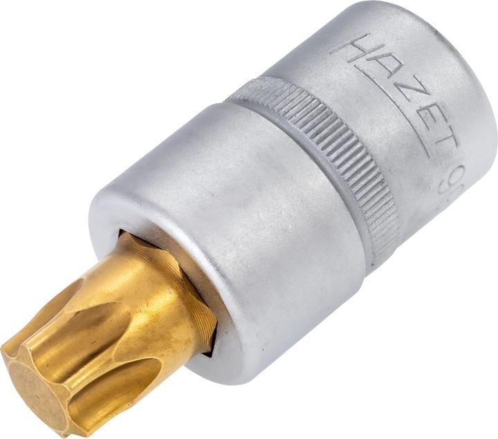 Produktbild HAZET Schraubendreher-Steckschlüsseleinsatz ∙ TORX 992-T60 ∙ Vierkant12,5 mm (1/2 Zoll) ∙ Innen TO…