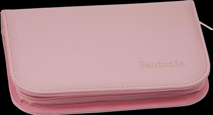 Image du produit Set de 12 pinceaux en poils synthétiques, rose (Set)