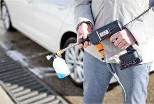 Productafbeelding QLT Draagbare hogedrukreiniger (Oplaadbare batterij)