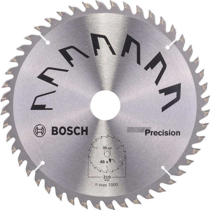 Bosch Zubehör Kreissägeblatt PRECISION D= 210 mm Bohrung= 30 mm Z= 48
