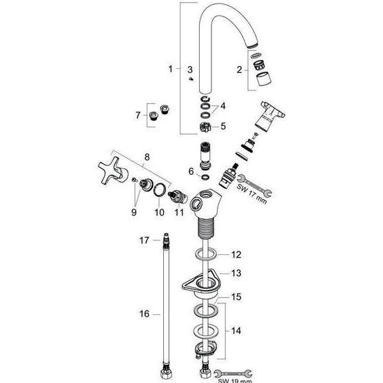 Thumbnail - hansgrohe, Küchenarmatur, Logis Classic