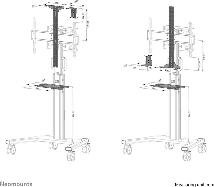 Produktbild Neomounts Select Videobar & Multimedia Kit