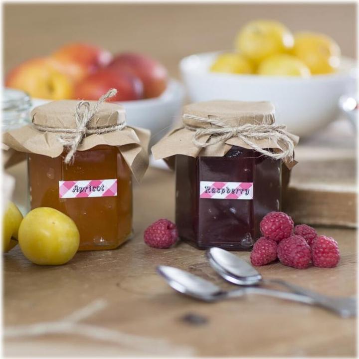 Actual product image Brother Tze-Mprg31 (1.20 cm, Black, Red, White)