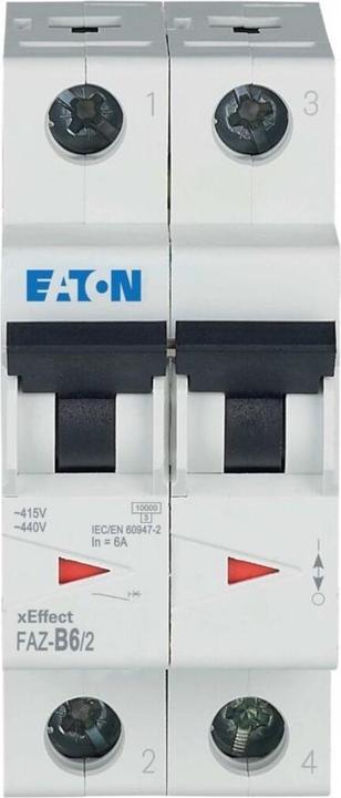 Produktbild Eaton Electric GmbH Leitungsschutzschalter FAZ-B6/2