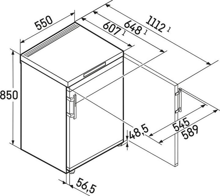Image du produit Liebherr Fd 1404 (Autonome, 107 l)