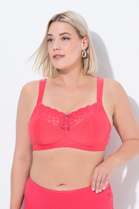 Produktbild Ulla Popken Komfort-BH, Spitze bügellos, Cup C -E (95 F)
