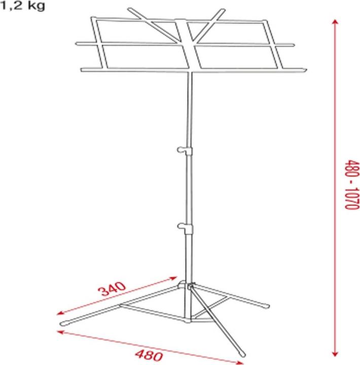 Produktbild DAP-Audio Eco Music Stand