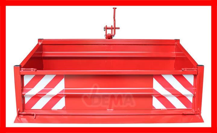 Produktbild Dema Heckcontainer Typ 1500 S / K1- rot (550 l)