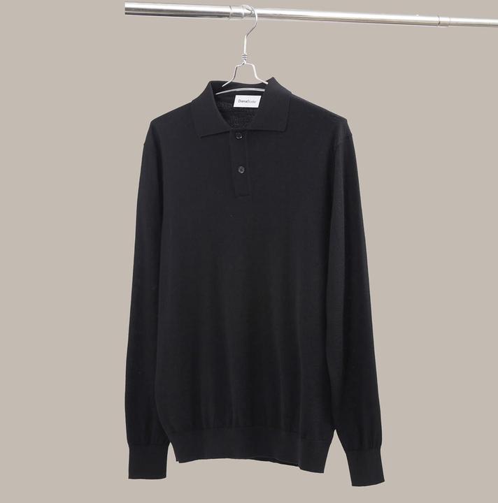 Produktbild Diana Studio Heren Zwart, L Polo Pullover Large, zwart, L (L)