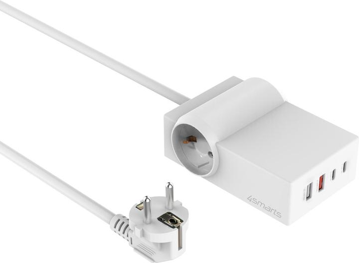 Produktbild 4smarts USB-C/A Steckdosenleiste Desk (65 W, 4 Ports)