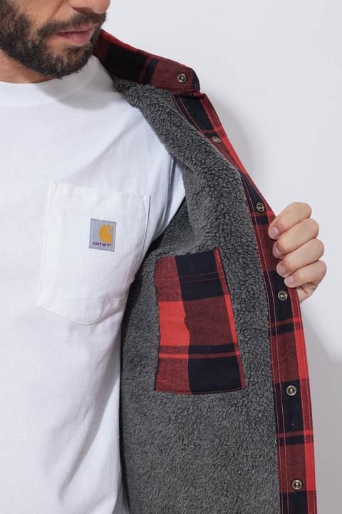 Produktbild Carhartt Flannel Sherpa-Lined Shirt Jacket (XXL)