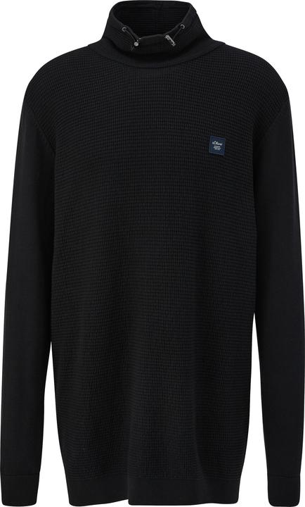 Produktbild s.Oliver Strickpullover Strickpullover mit Rollkragen (XXL)