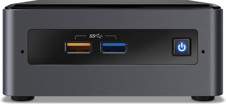 Actual product image Intel NUC NUC7PJYHN without audio codec (Intel Pentium Silver J5005, Intel Pentium Silver J5040)
