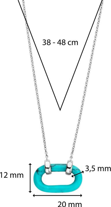 Produktbild Ti Sento Milano Kette (925 Sterling Silber, 48 cm)