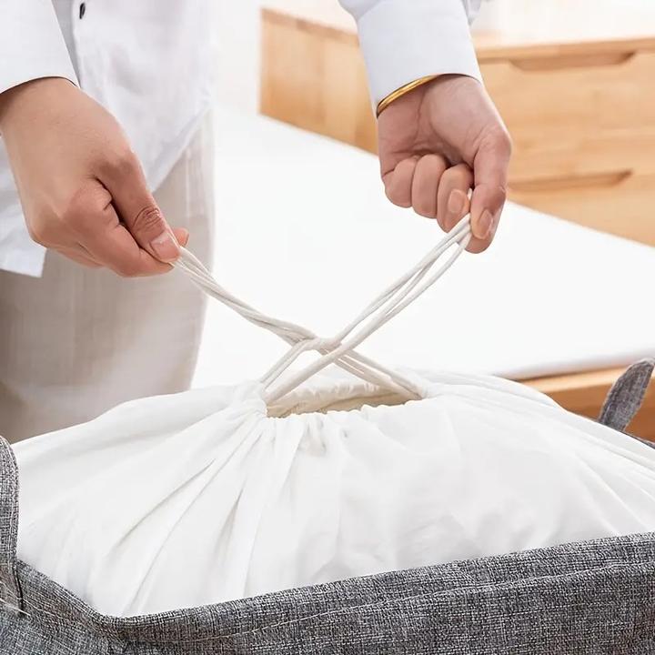 Produktbild ASMI Modischer Wäschekorb Grau (75 l)