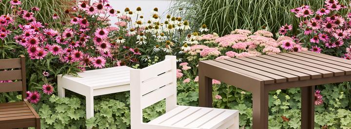 Image du produit Hübsch Haus Hocker Beige