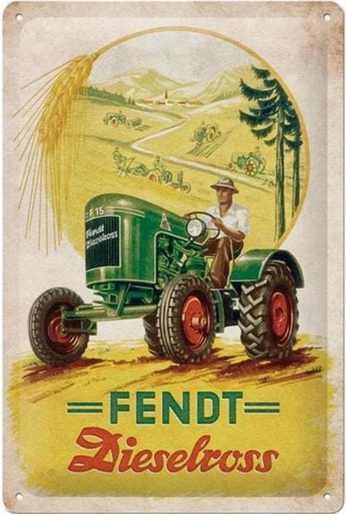 Produktbild Nostalgic-Art Merchandising Schild Fendt Dieselross 20 x 30 cm, Metall (20 x 30 cm)